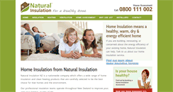 Desktop Screenshot of naturalinsulation.co.nz